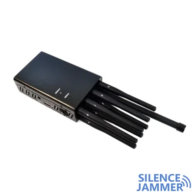 The 8 antennas portable GPS jamming blocks 2G 3G 4G GPS Wifi signal