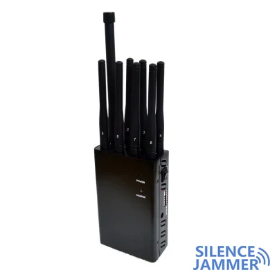 The 8 antennas portable GPS jamming blocks 2G 3G 4G GPS Wifi signal