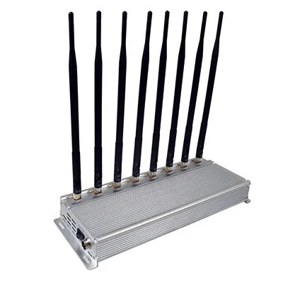 The 8 antennas adjustable 3G 4G GPS Cellphone jammer