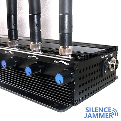 The multifunctional 8 chancel aluminum 3G 4G cell jammer Wifi 2.4G 5G blockers with cooling fan