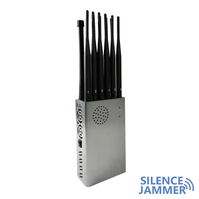 The latest 12 antennas signal blocker with nylon cover jamming up to 20m