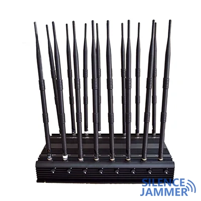 The 16 antenna all bands cell phone jammer is used on car